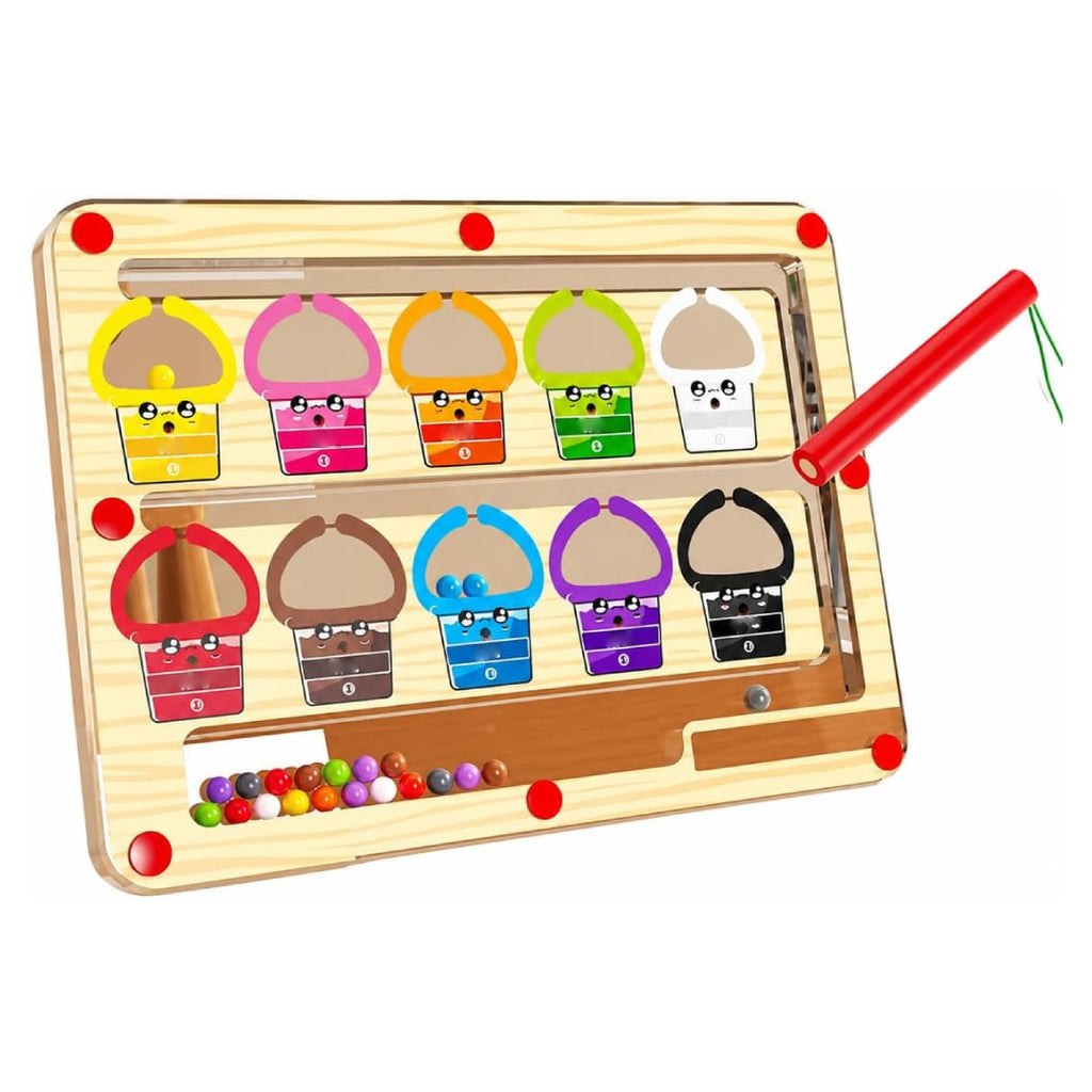 Montessori Magnetic Color & Number Maze