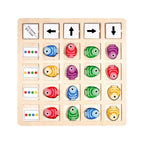 Montessori Wooden Logic Board Game
