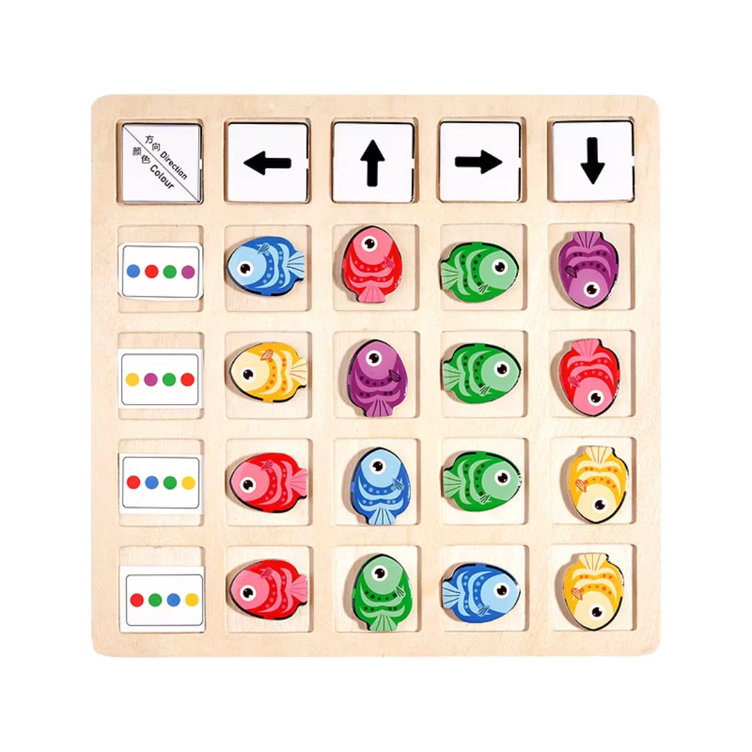 Montessori Wooden Logic Board Game