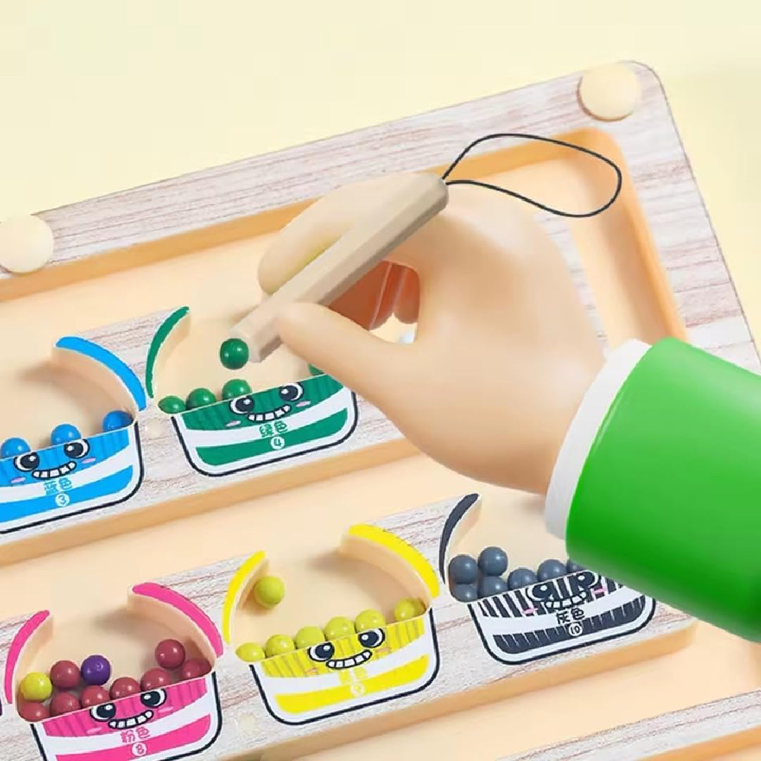 Montessori Magnetic Color & Number Maze