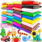 Air-Dry Modeling Clay Set For Kids' Creative Play, 12-36 Colors