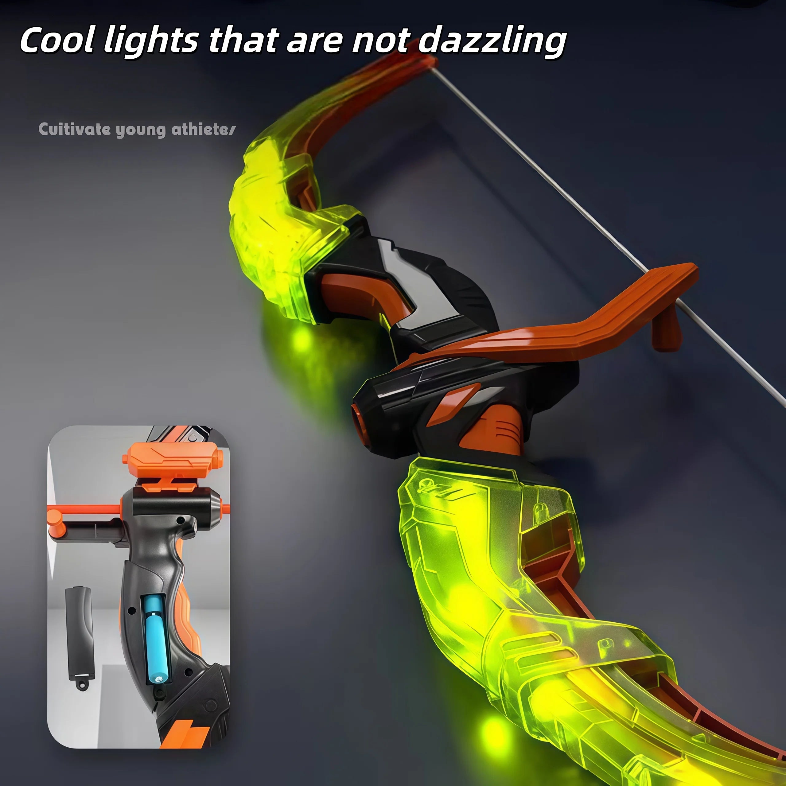 LED archery set birthday gift kids