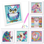 5D Diamond Painting Craft Kit For Kids, Ages 5+