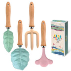 Wooden Handle Gardening Tool Set For Kids