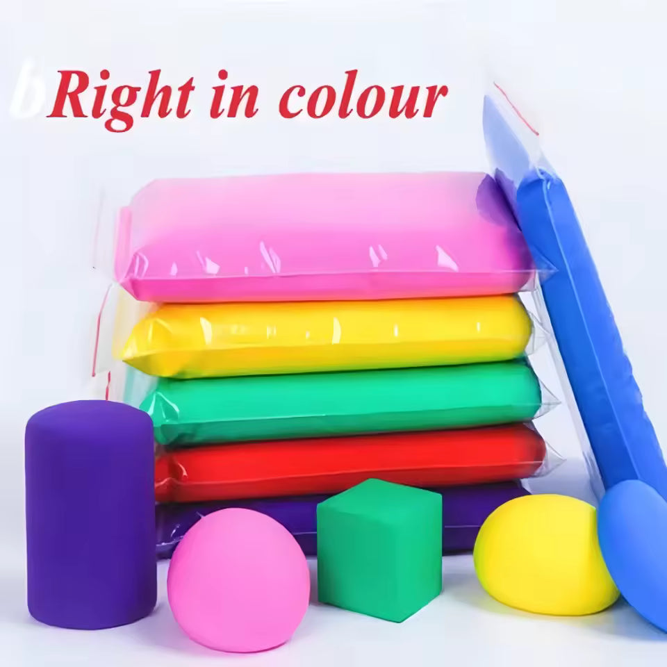 Kids Ultra Light Air-Dry Clay Set Non-Toxic Modeling Clay 12/24/36 Colors
