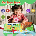 Quiet busy book for toddlers 1-3 years