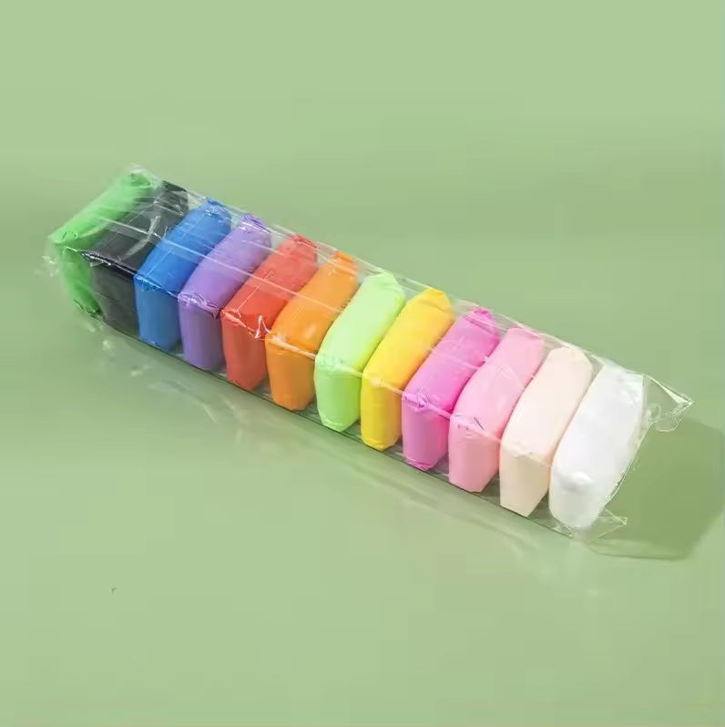 Air-Dry Modeling Clay Set For Kids' Creative Play, 12-36 Colors
