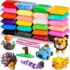 Air-Dry Modeling Clay Set For Kids' Creative Play, 12-36 Colors