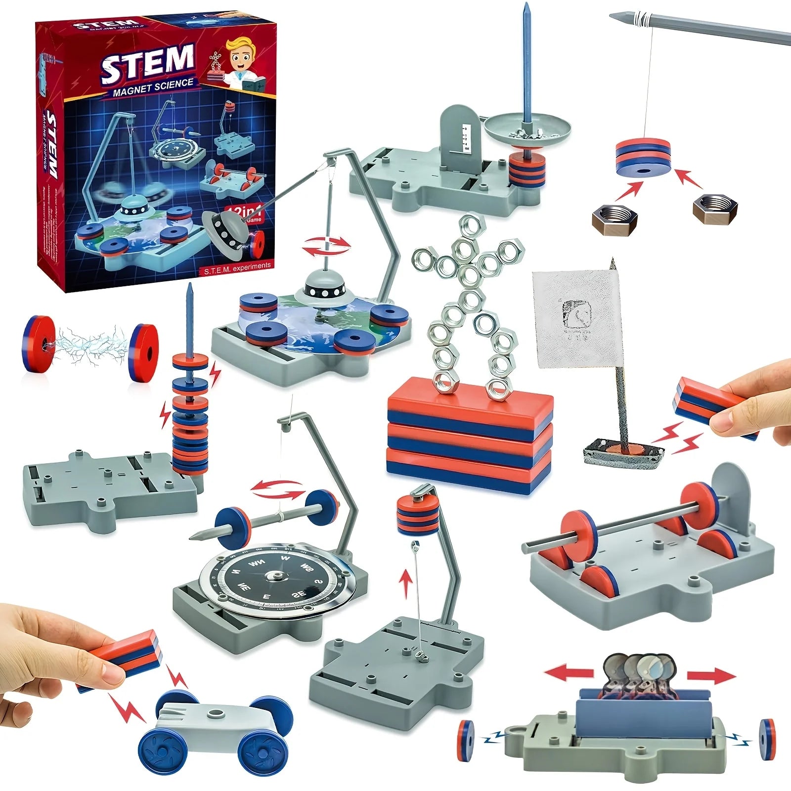 STEM 12-in-1 Anti-Gravity Magnetic Levitation Science Kit