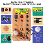 Montessori Busy Board with LED Switches