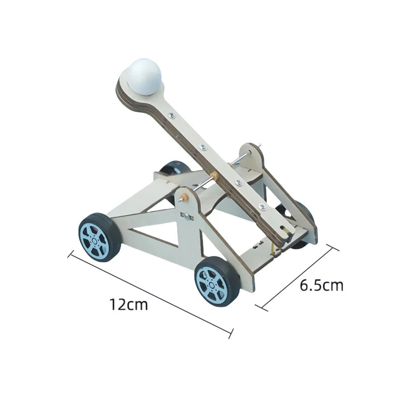 Wooden Trebuchet educational toy instructions