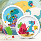 Round Diamond Painting Craft Kit, Unicorn And Mermaid Designs