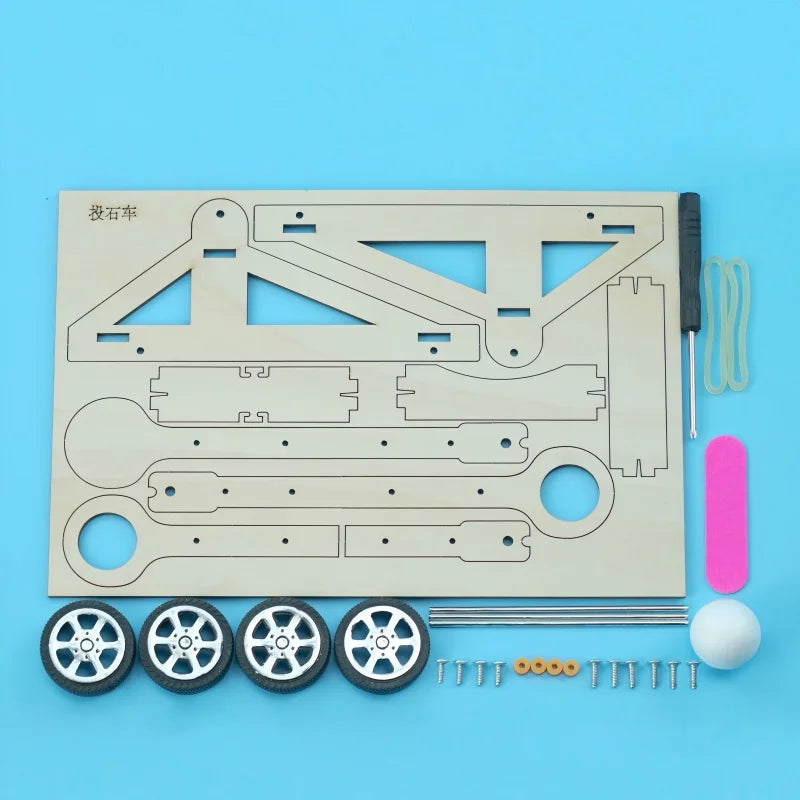DIY Catapult STEM science kit for kids