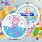 Round Diamond Painting Craft Kit, Unicorn And Mermaid Designs
