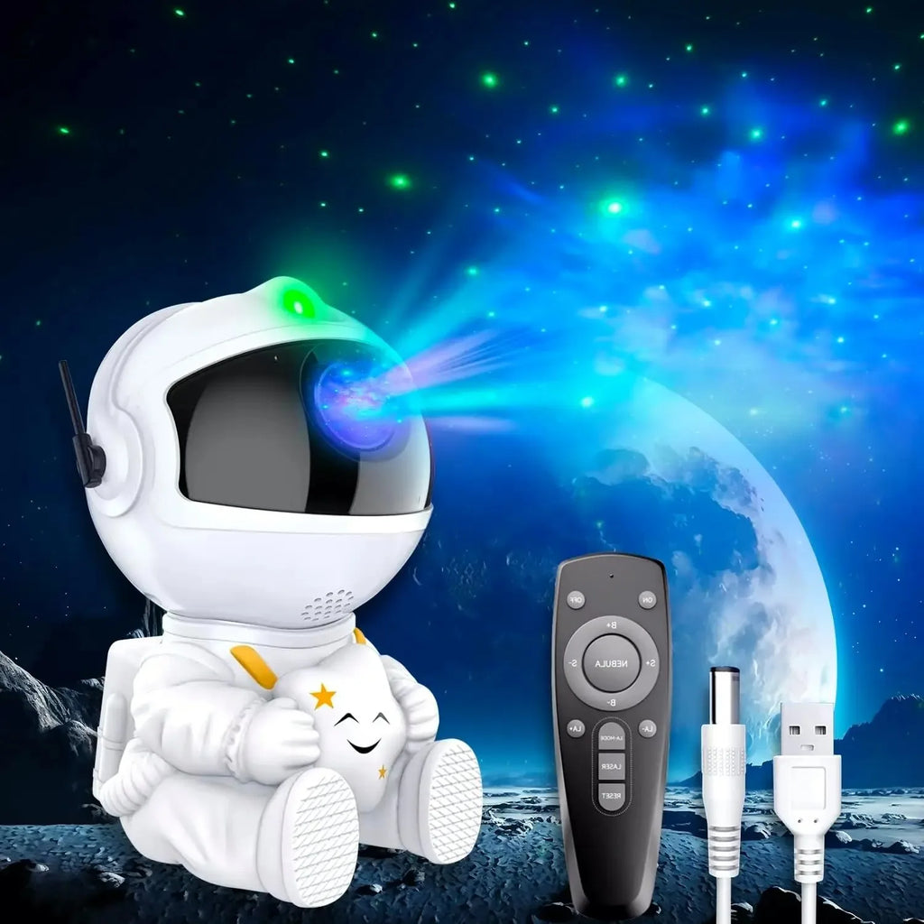 Astronaut Galaxy Star Projector Night Light