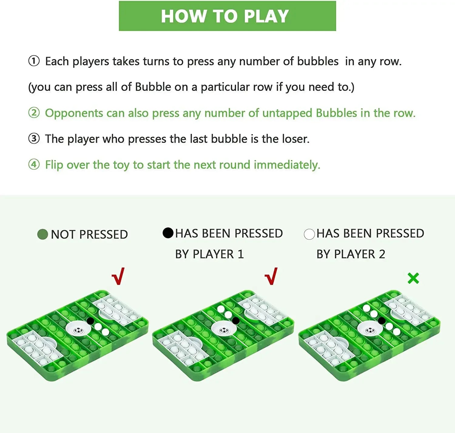 Soccer-Themed Pop-It Fidget Toy For Kids