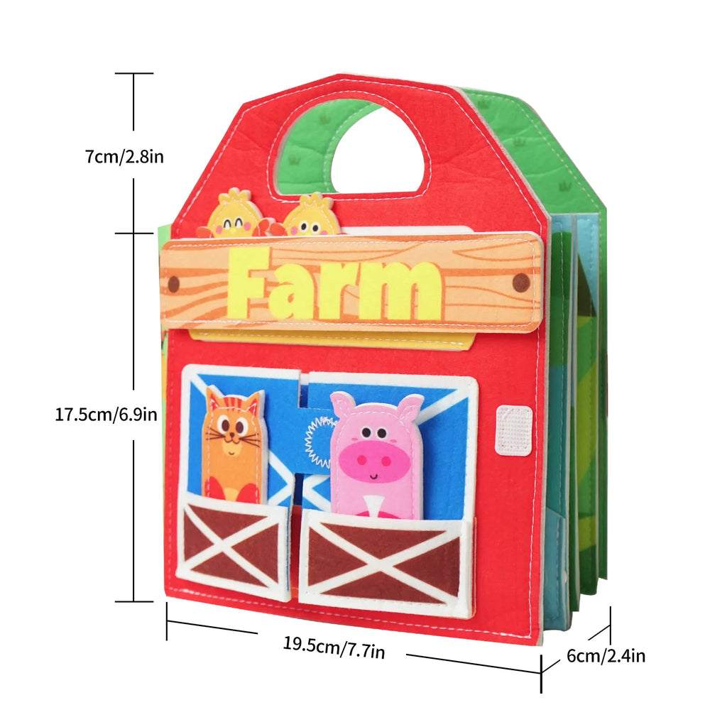Farm busy book 8 activity pages