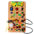 Montessori Busy Board with LED Switches