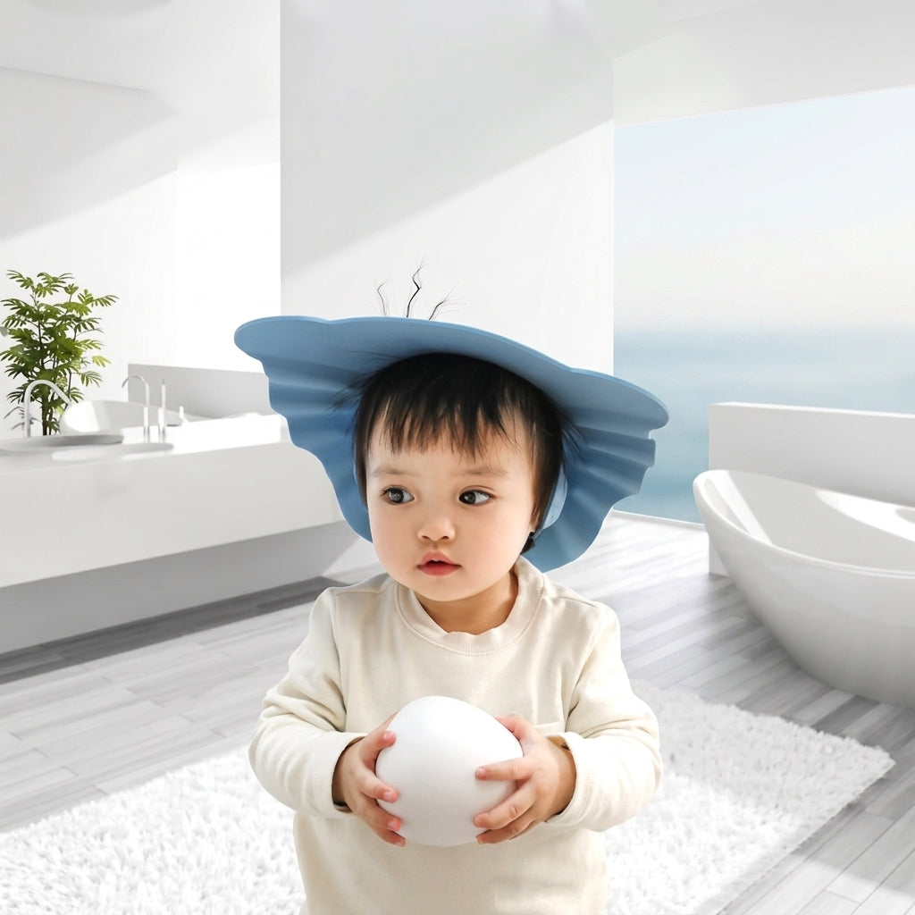 Baby Shower Soft Cap Adjustable Hair Wash Hat