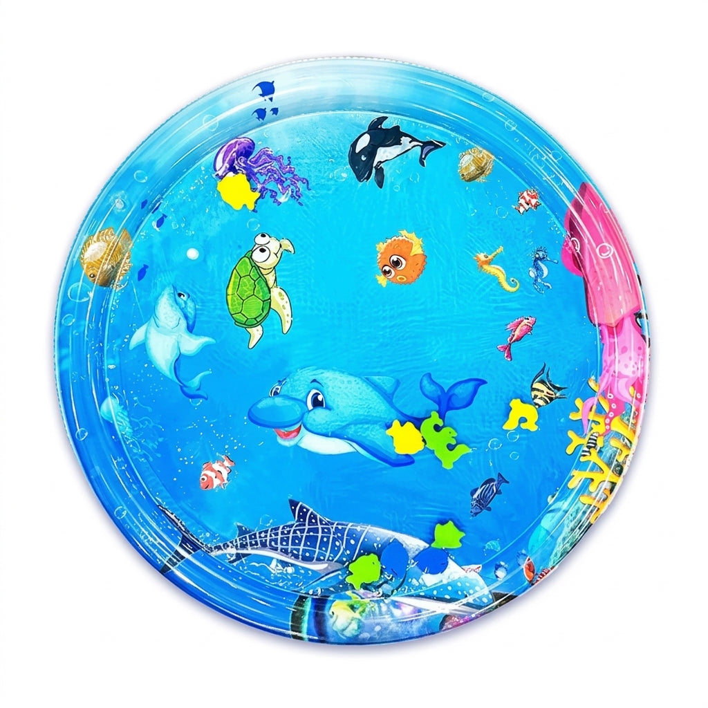 Round Inflatable Baby Water Play Mat