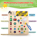 Montessori Wooden Switch Busy Board