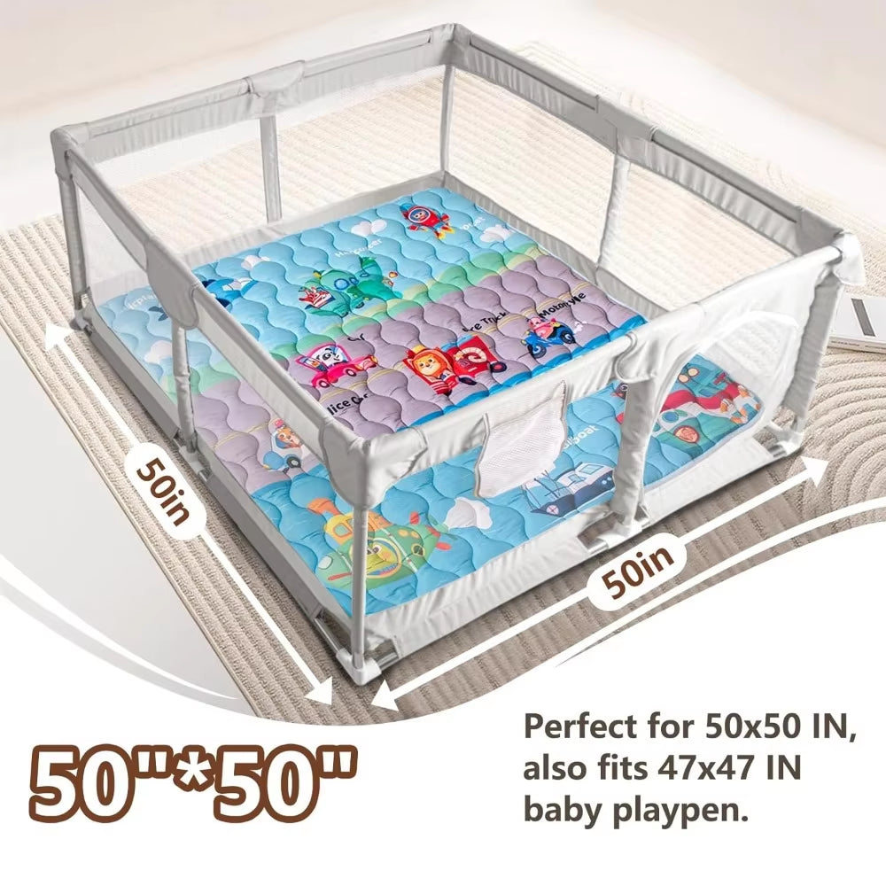 Soft Baby Play Mat Non-Slip Washable