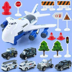 Interactive Airplane Toy Model With Sound Effects For Kids