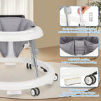 Foldable Anti-Rollover Baby Walker