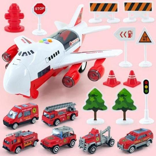 Interactive Airplane Toy Model With Sound Effects For Kids