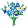 Midnight Blue Tulip Building Block Set, 766 Pieces