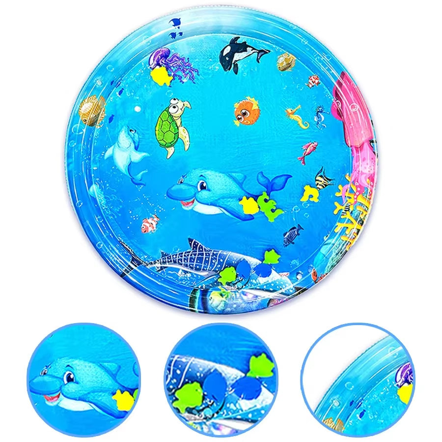 Round Inflatable Baby Water Play Mat