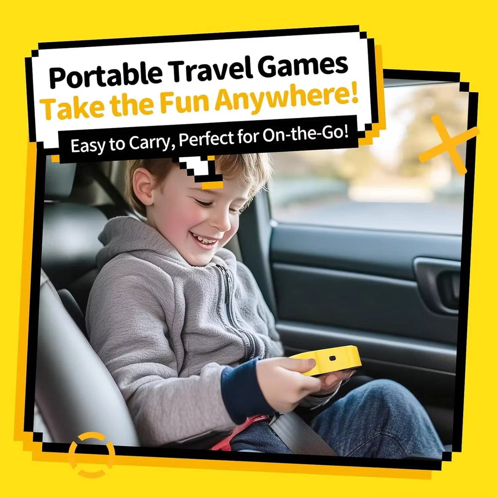 4-in-1 Electronic Tic Tac Toe Handheld Game Console