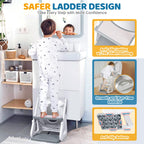Potty Training Seat with Step Stool Ladder for Toddlers