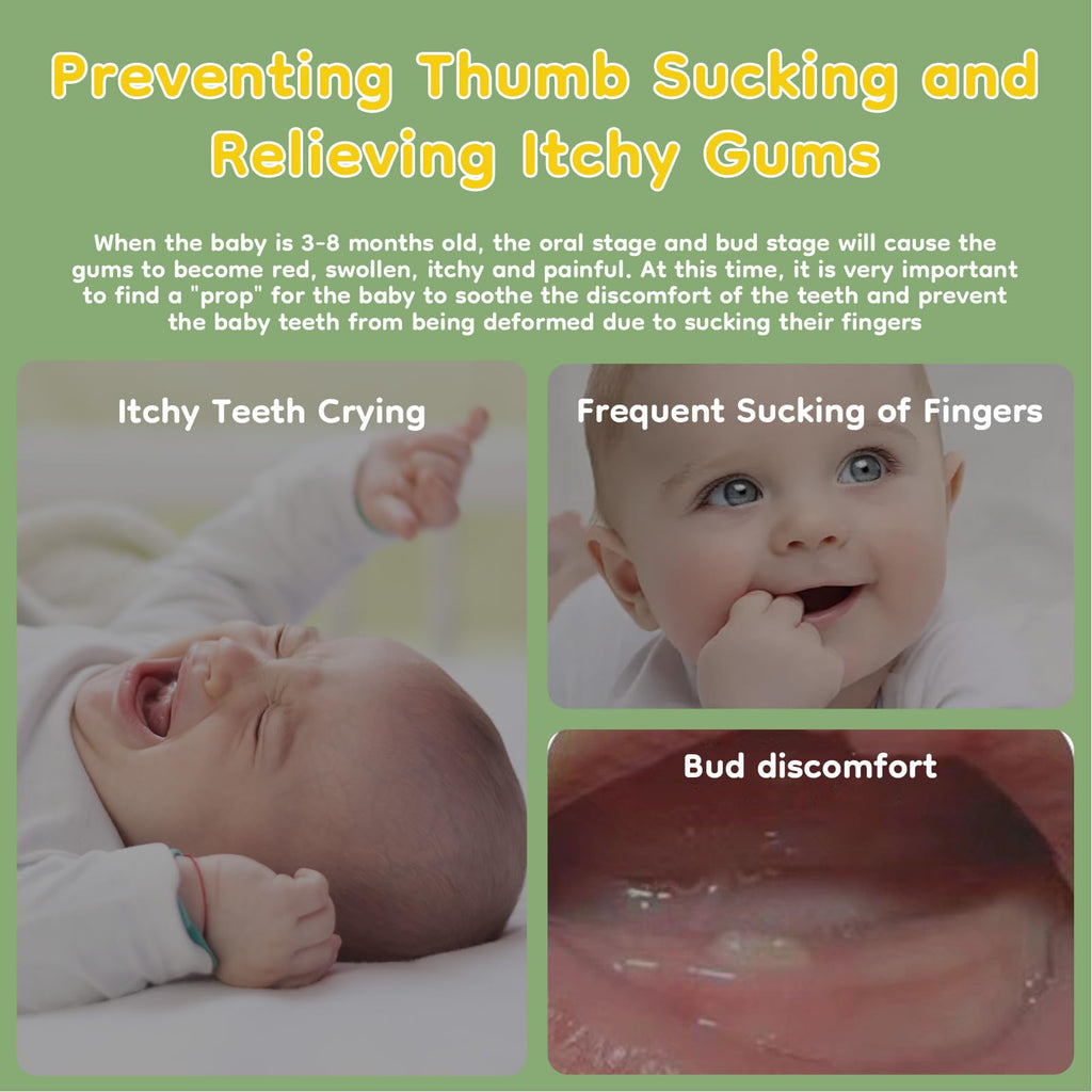 Baby Mitten Teether Toy for 3–12 Months