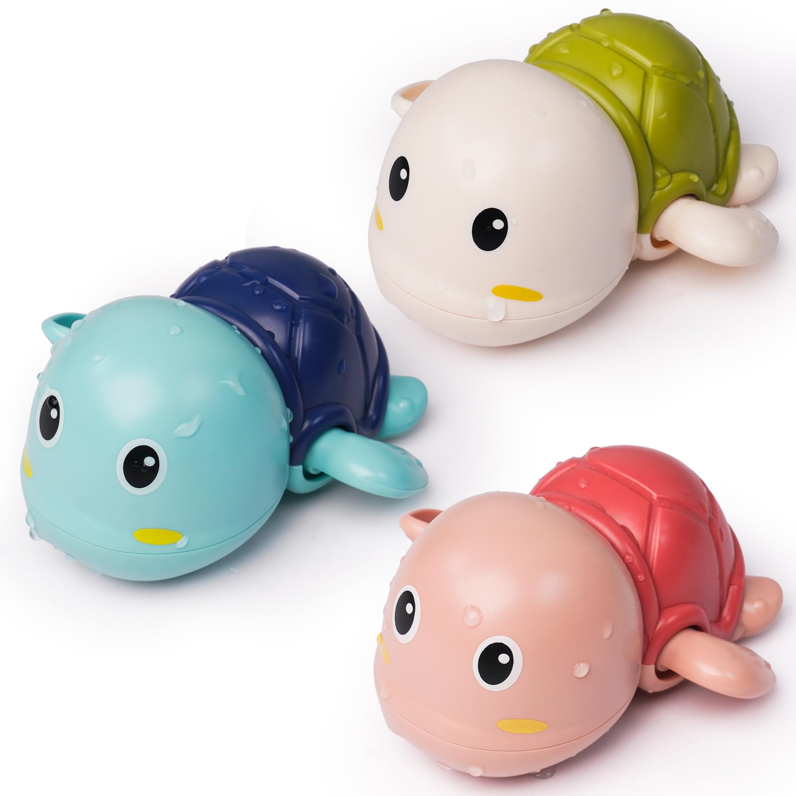 Cute Swimming Turtles Wind Up Toys for Baby Toddlers 1+ Years Old