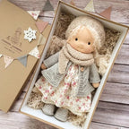 Handmade Soft Doll For Imaginative Play, Ages 3+