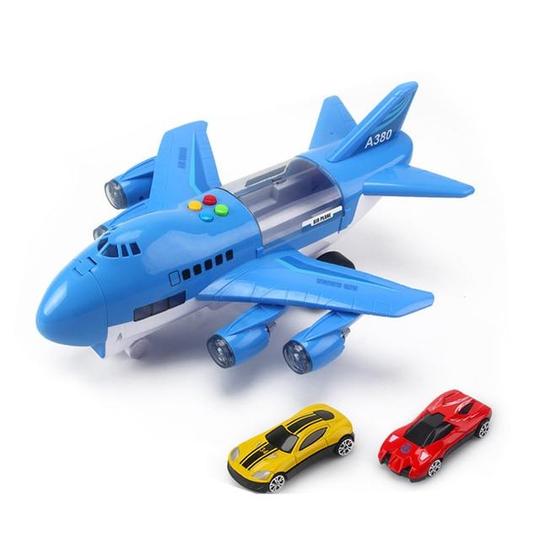 Interactive Airplane Toy Model With Sound Effects For Kids