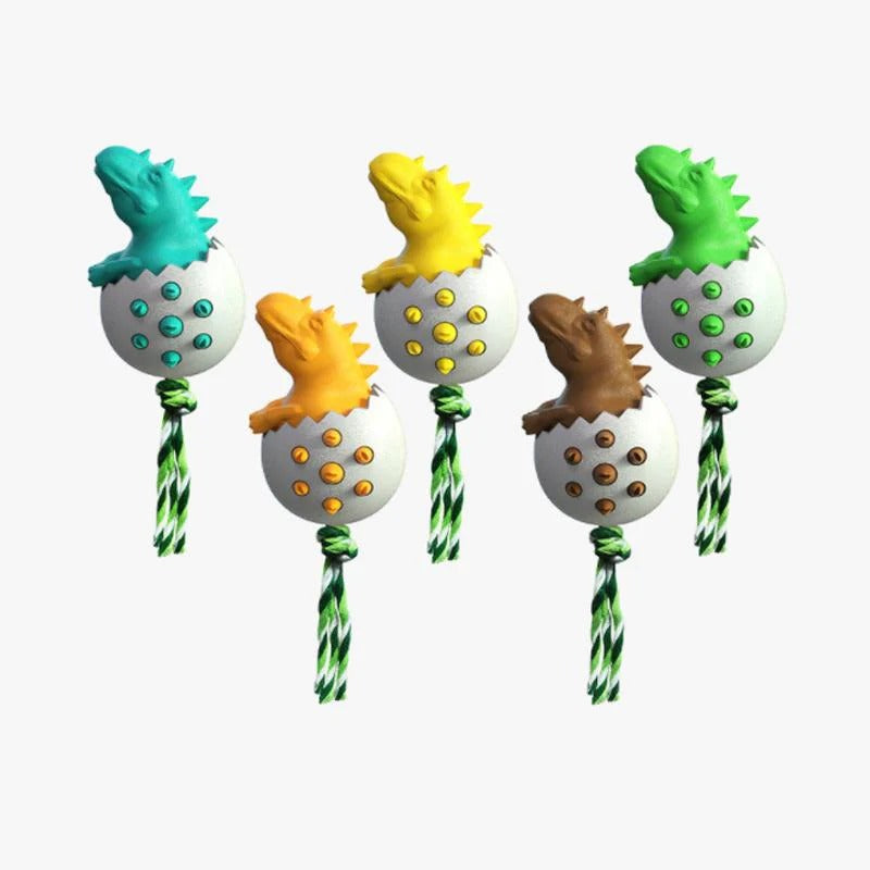 Dinosaur Egg Dog Chew Toy
