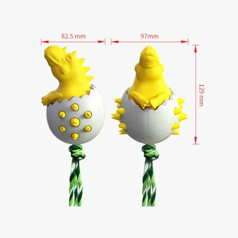 Dinosaur Egg Dog Chew Toy