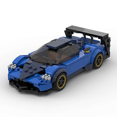 317-Piece Building Block Model Assembly Toy Set for Kids – Blue