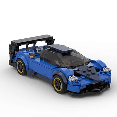 317-Piece Building Block Model Assembly Toy Set for Kids – Blue