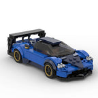 317-Piece Building Block Model Assembly Toy Set for Kids – Blue
