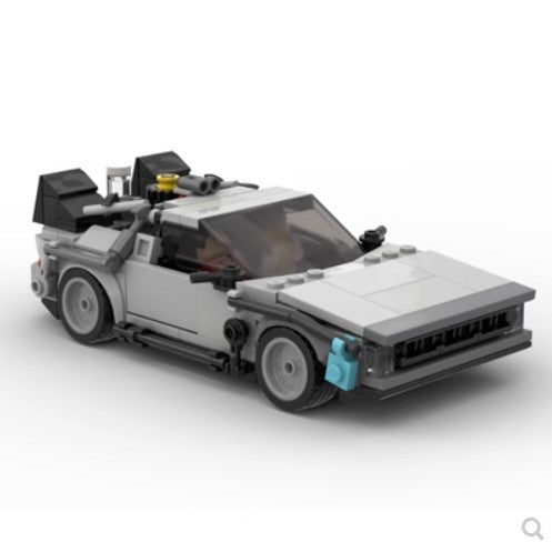 Time Machine Racing Car Building Block Set Toy for Kids & Adults