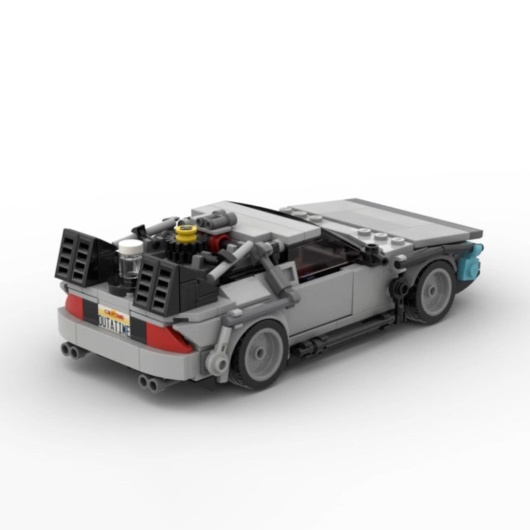 Time Machine Racing Car Building Block Set Toy for Kids & Adults