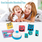 Wooden Face Change Puzzle Blocks